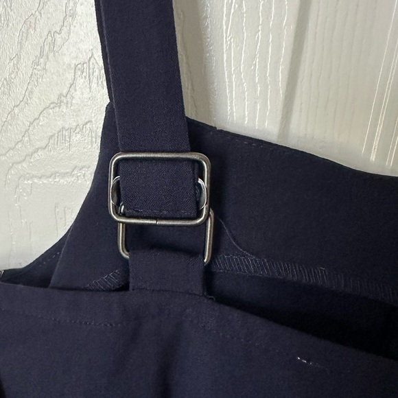 Kingston Blue Asymmetrical Sheath Dress Square Neck Sleeveless - Picture 5 of 7